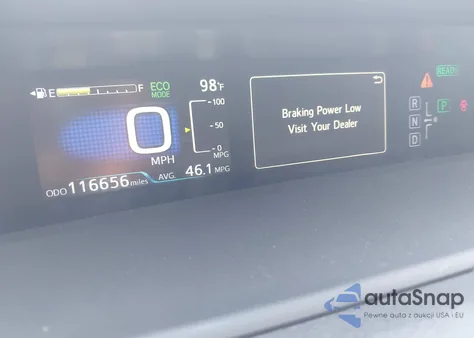 2018 Toyota Prius Two from USA, damaged, VIN JTDKBRFU1J3593207